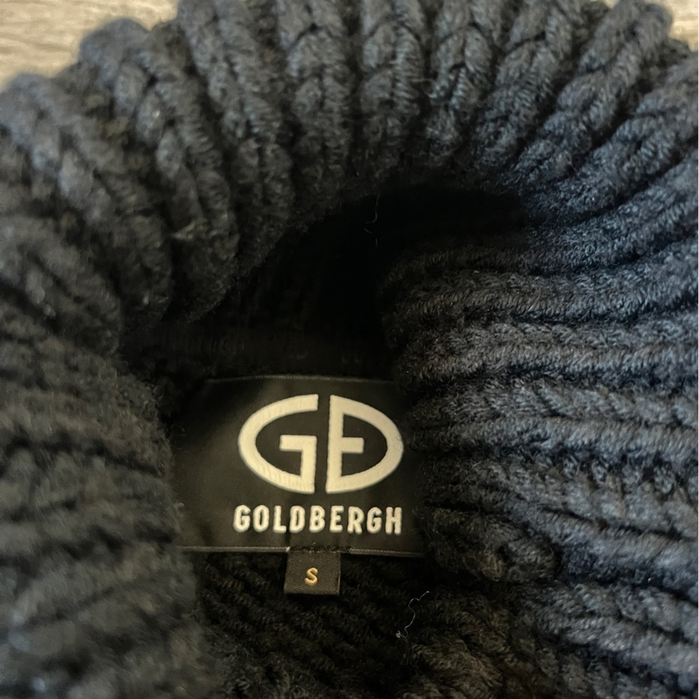 Goldbergh Beauty Knit Star Sweater in Black with White Star Wool Blend - Picture 10 of 10